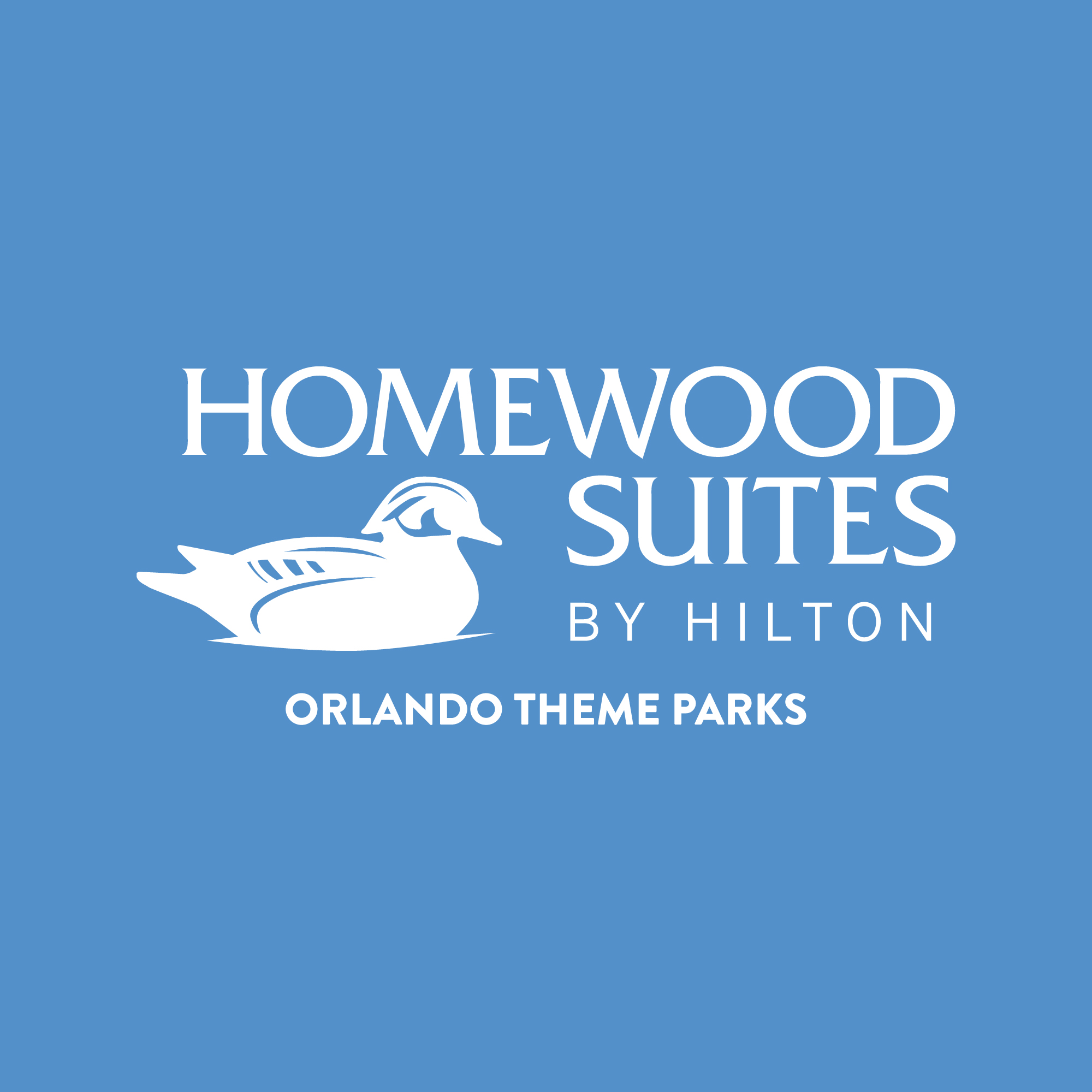 Logo for Homewood Suites by Hilton Orlando Theme Parks
